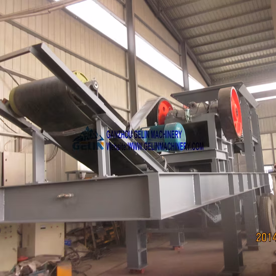 Bergbau-Gesteinsbrechmaschine, mobile Steinbrecherstation