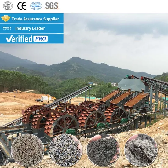 Radsandwaschanlage für Flusssand-Kies-Waschanlage