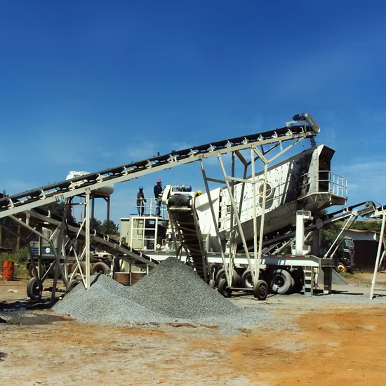 Mobile Steinmaschine Backen/Schlag/Kegel/Zerkleinerung für Eisen-Gold-Erz-Gesteinsabbau-Brecheranlage